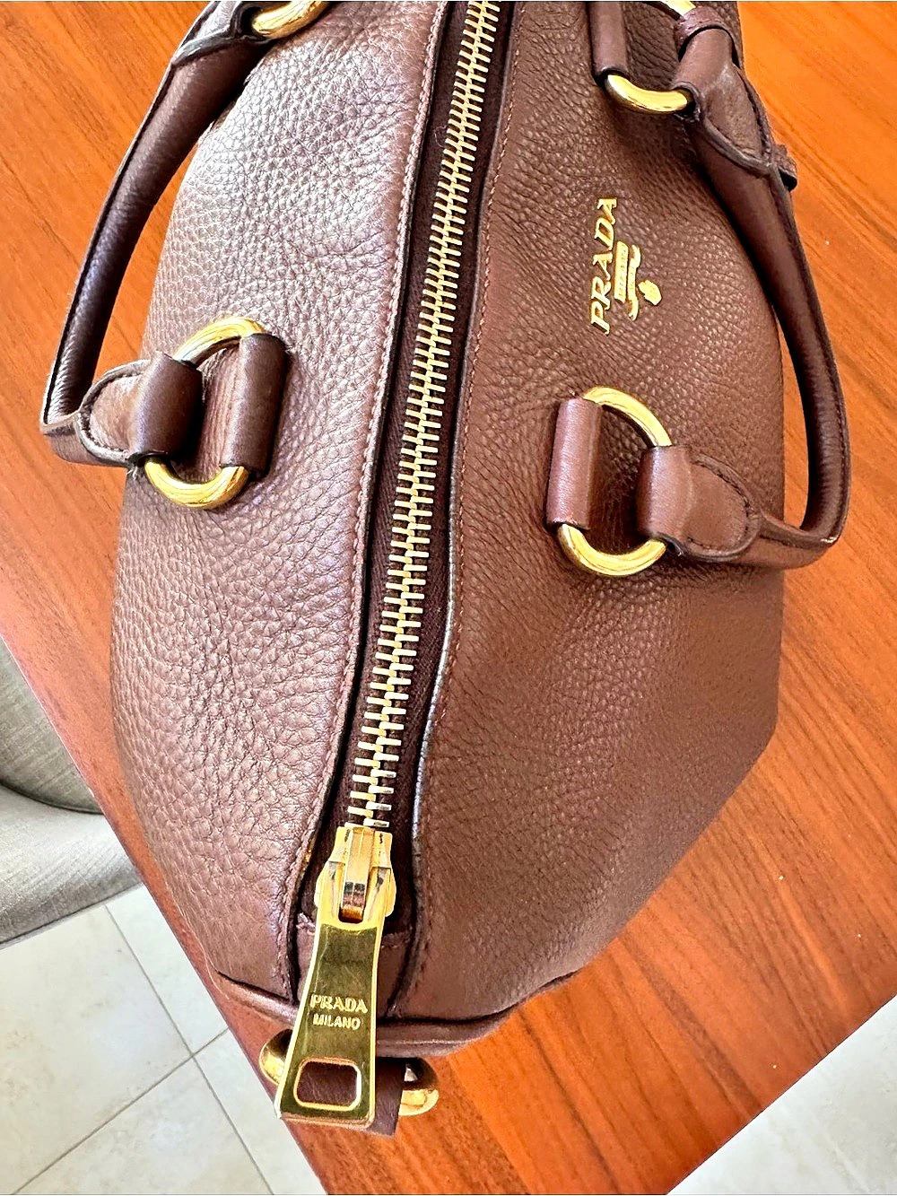 Prada Brown Satchel - Picture 3 of 6
